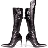 Ellie Shoes ES434 BACH 4 inch Heel Buckled Knee High Boot With Foldover Knee Guard And Inner Zipper 416VLkqEhNL. SL160 Ellie Shoes ES434 BACH 4 inch Heel Buckled Knee High Boot With Foldover Knee Guard And Inner Zipper