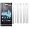 Sony Xperia U Screen Protector Case / Guard / Film / Cover 10-in-1 Pack