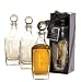 Cosmopolitan Home by Mud Pie Glass Decanter with Monogrammed