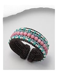 Cuff Bracelet In White Base
