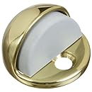 National Hardware V1936 Floor Door Stops - Solid Brass in Solid Brass