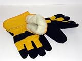 Heavy Duty Leather Palm Insulated Work Gloves