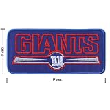 3pcs New York Giants Logo 2 Embroidered Iron On Patches Kid Biker Band Appliques for Jeans Pants Apparel Great Gift for Dad Mom Man Women FREE SHIPPING from Thailand - High Quality Embroidery Cloth & 100% Customer Satisfaction Guarantee