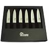 Pradel Excellence - ST006 - Set de 6 couteaux � Steaks en Bo�te Cadeau - Lame C�ramique - Ultra Coupante - Manche Noir