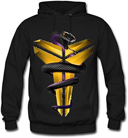 QILEI Fashion Printing Customized Kobe Bryant Men's Classic Hoodie Sweatshirt X-Large Black