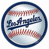 Los Angeles Dodgers Paper Dinner Plates (18 Pack)