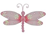 5 Hanging Nylon Dragonfly Nursery Girls Room Wedding Decor Decoration - Pink Taylor Dragonflies