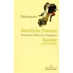 S�mtliche Dramen, Sonette und Versepen. Kom�dien / Trag�dien / Historien. 4 B�nde.