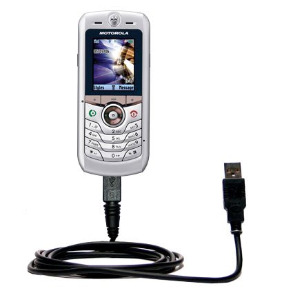 Classic Straight USB Cable for the Motorola L2 L6 with Power Hot Sync and Charge capabilities - uses Gomadic TipExchange Technology