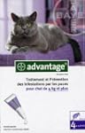Advantage 80 Chat plus de 4 kg 6 Pipe...