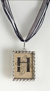 New Orleans Monogram Pendant Necklace - H