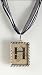 New Orleans Monogram Pendant Necklace - H