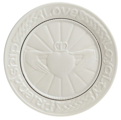 Belleek Claddagh Plate