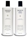 Nioxin System 2 Cleanser and Scalp Therapy Duo Set 25.4 oz bottles