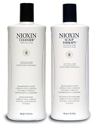 Nioxin System 2 Cleanser and Scalp Therapy Duo Set 25.4 oz bottles