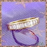 14K .75 CTW Baguette Anniversary Band