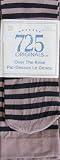 725 Originals OVER THE KNEE SOCKS Size LADIES ONE SIZE Color BROWN & BLACK STRIPES