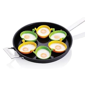 Chefs Toolbox Silicone Egg Poachers - Set 6