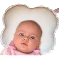 Anti-Pressure Baby Head Support Pillow - WHITE - Recommended by Paediatricians to help prevent flathead - Plagiocephaly