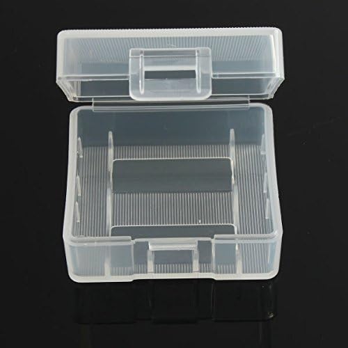 White Hard Plastic Battery Case Box For 2x18350 Battery