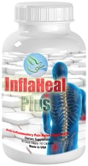 InflaHeal Plus-Combats the "Silent Killer" - Chronic Inflammation. A Pain Relief supplement for whole body. Also supports Blood Circulation, Immune System, Skin, Vision, Cardiovascular Function, Small Injury Recovery, Digestion and Metabolism.