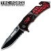 Search : Tac-Force Assisted Black & Red Spider Rescue Knife