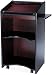 Safco Executive Mobile Lectern Mahogany Safco Executive Mobile Lectern Mahogany