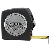 Philadelphia Eagles NFL 25' Black Tape Measure