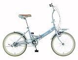 MARCH(マーチ) 20インチシマノ内装3段折りたたみ自転車 MARCH M-FDB203 ブルー