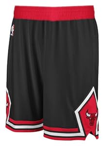 Chicago Bulls Black Adidas Swingman Revolution 30 Shorts (L)