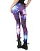 Dawdyfu Fashion Womens Multicolored Fancy Galaxy Leggings Pants