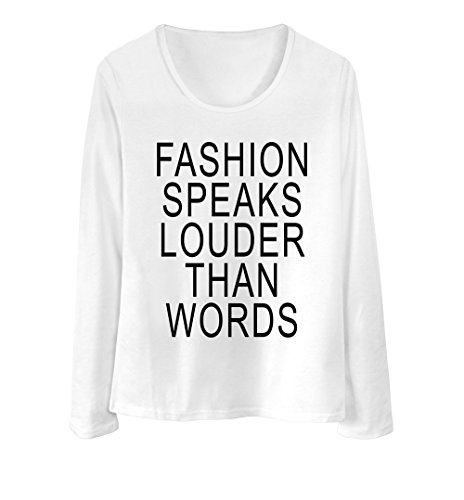 【ノーブランド品】 全9カラー レディース 長袖Tシャツ【英語・メッセージ】