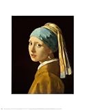 Das Mädchen mit dem Perlenohrring, ca. 1665 von Jan Vermeer, 31x39