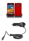 Samsung Galaxy S II Epic 4G Touch (Sprint) Premium Combo Pack - Red Rubberi ....
