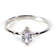 STERLING SILVER RING With Lavender CZ
