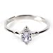 STERLING SILVER RING With Lavender CZ