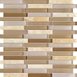 Zen HONEY CIDER Stone & Glass Mosaic Tiles For Kitchen Bathroom Backsplash, Shower Walls