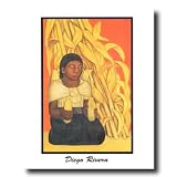 Diego Rivera Spanish Girl Corn Home Decor Wall Picture 16x20 Art Print
