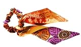 L. Erickson USA Sash Ponytail Holder - Samba Silk Print