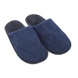Mens Plain Soft Slip-On Indoor Footwear/Slippers