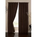 Absolute Zero Velvet Blackout Home Theater Curtain Panel, 84-Inch, Chocolate
