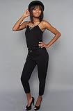 Cheap Monday The Bonita Jumpsuit in Stonewashed Black,Jumpers for Women