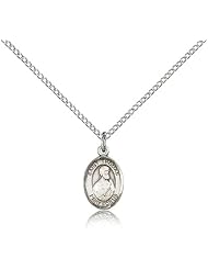 Sterling Silver St. Thomas the Apostle Pendant - 18" Chain