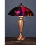 21.5H Cabernet/Vintage Copper Table Lamp