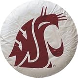 Washington State University Cougars white tire cover, Size LARGE