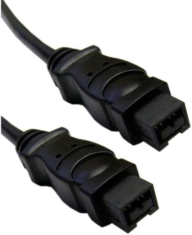 GadKo Firewire 800 9 Pin cable, Black, IEEE-1394b, 6 foot