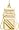 Rembrandt Charms Gas Pump Charm, 10K Yellow Gold