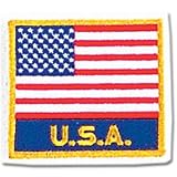 Patch - American Flag With ''USA''