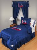 New York Giants Jersey Mesh Queen Size Bedskirt