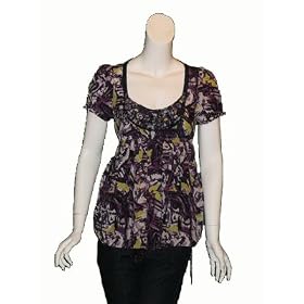 MINT Orchid Floral Top